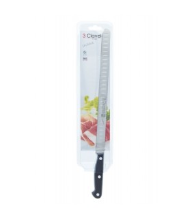 Cuchillo Jamonero Alveolado 3Claveles