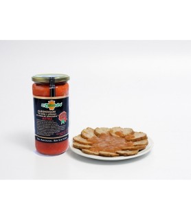 Albondigón de Lomo y Piñones en Salsa de Almendras